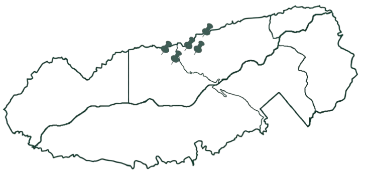 Smoky Mountains Map Near Smoky Ridge Getaways