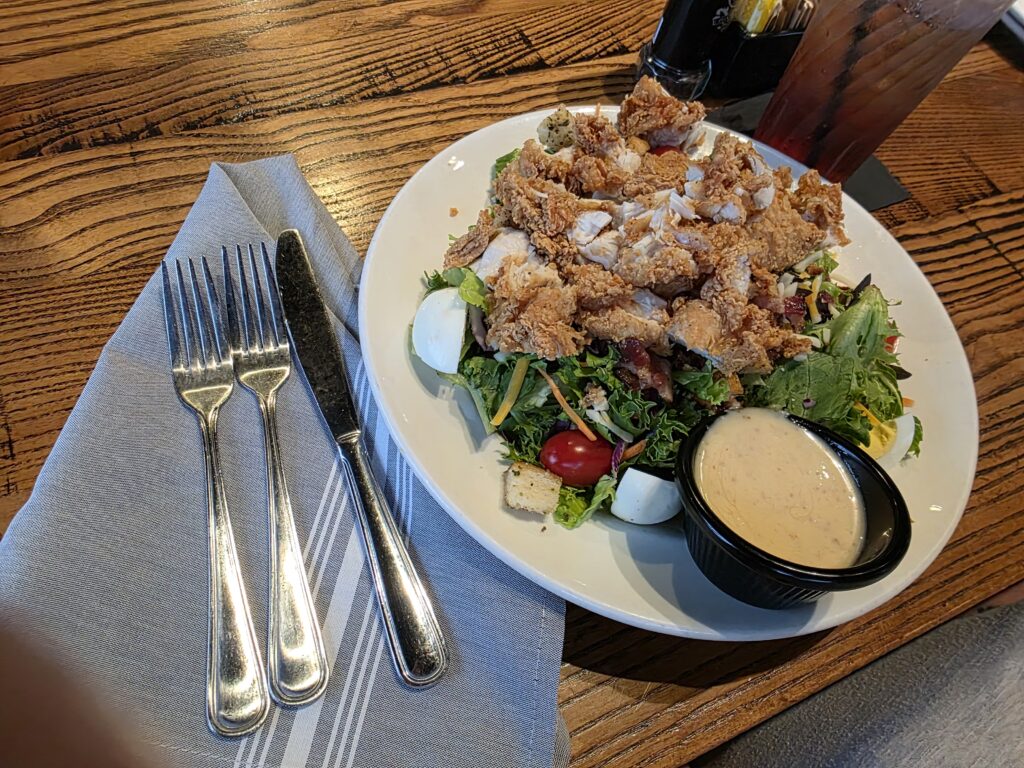 Fried Chicken Salad - Local Goat Pigeon Forge TN