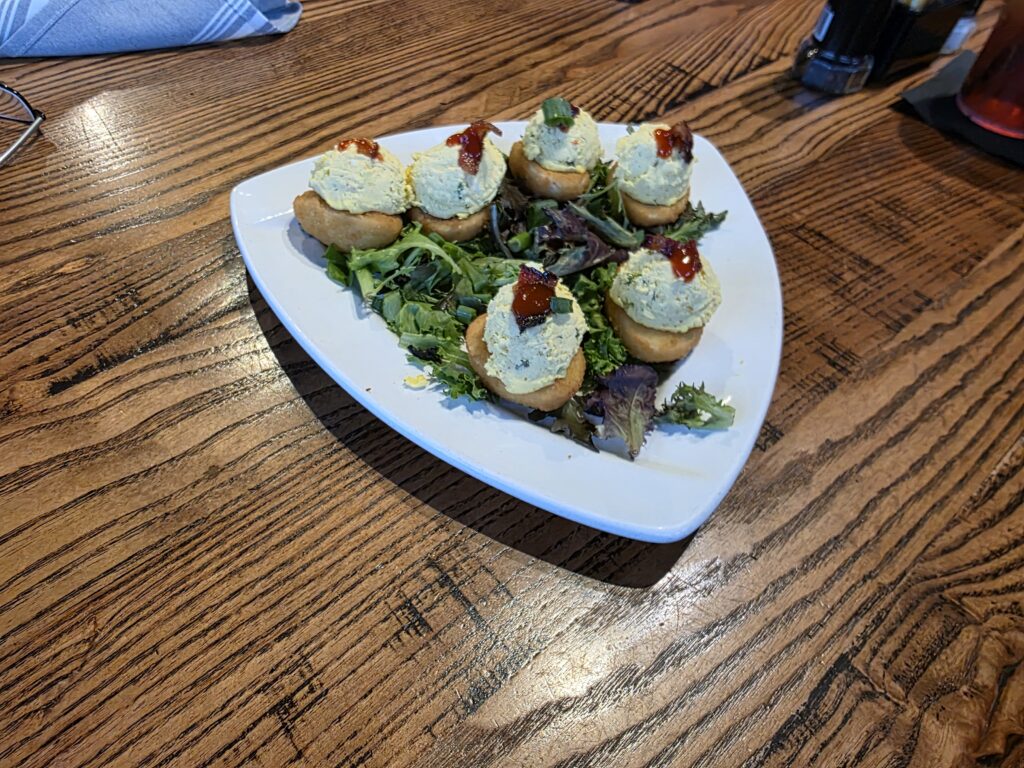 Deep Fried Deviled Eggs - Local Goat Pigeon Forge TN