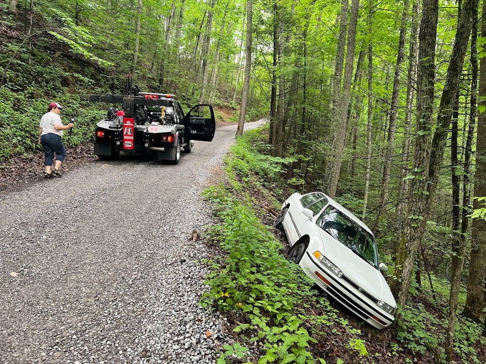 Getting Towed in Gatlinburg Smoky Mountains
